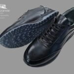 کفش کتونی چرم 12451