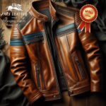 کاپشن چرم سه رنگ پارس