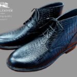 پوتین مردانه چرم کروکو