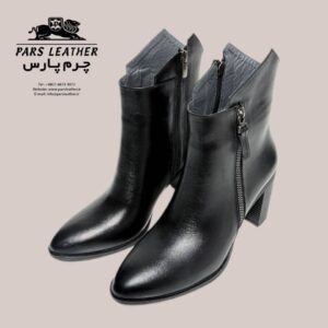 بوت دوزیپ زنانه 1223 چرم