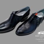 کفش چرم طرحدار