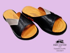 دمپایی تمام چرم اسپرت