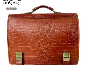 کیف اداری سرخانه بلند طرح کروکودیل