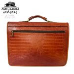 کیف اداری سرخانه بلند طرح کروکودیل - Image 3